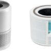 Air Purifier for Home Allergies Pets Hair in Bedroom & Standing Fan for Bedroom, 82ft CirculAir 120° Oscillating Fan