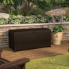 Suncast Resin 99-Gallon Deck Box - Mocha Brown - DBW9200- 52 in D x 27.5 in H x 27.6 in W