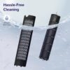 LEVOIT Tower Fan for Bedroom, Standing Fan that Blows Cold Air for Home, 28dB Quiet for Sleep, Remote, 90° Oscillation, 12H Timer, 25ft/s Velocity, 5 Speeds, 4 Modes, Bladeless 36 inch, White