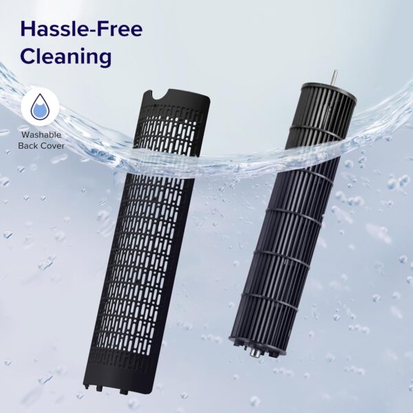 a38de2c467234d8880aecf4e151c6f5a LEVOIT Tower Fan for Bedroom, Standing Fan that Blows Cold Air for Home, 28dB Quiet for Sleep, Remote, 90° Oscillation, 12H Timer, 25ft/s Velocity, 5 Speeds, 4 Modes, Bladeless 36 inch, White