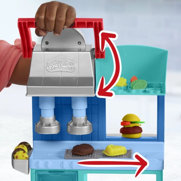 a392d62bc4714e5796b07945d2d8988d Play-Doh Kitchen Creations Busy Chef's Restaurant Set for Boys and Girls - 5 Color (5 Piece)