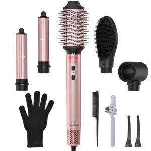 Brightup Hair Dryer Brush with 110,000 RPM Negative Ionic Blow Dryer