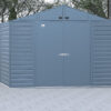 Arrow Select Steel Storage Shed, 10x14, Blue Grey