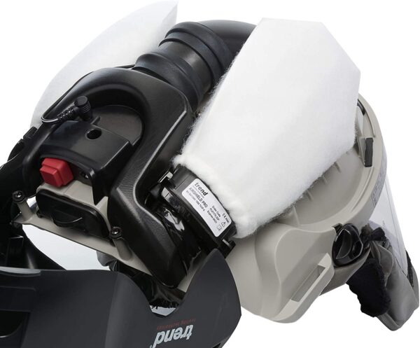 a3ecc8268d2444cf92dad332ae11fe47 AIR/PRO Respirator and Face Shield Protection, Black, 230V