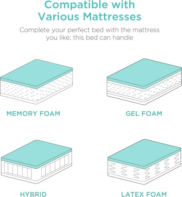 a41505b3c135423cb2cdc41fade93505 Best Choice Products Ergonomic Twin XL Size Adjustable Bed Frame, Electric Base w/Wireless Remote Control, Nightlight, Massager, 2 USB Ports