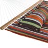 Sunnydaze 2-Person Freestanding Quilted Fabric Hammock with 15' Stand - Canyon Sunset
