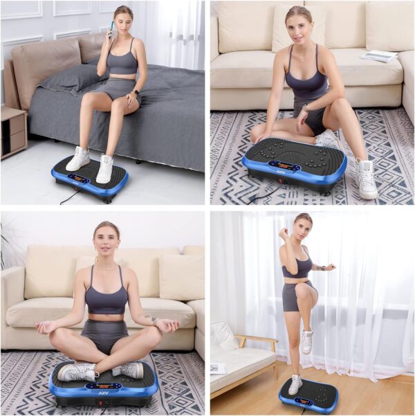a486ab1b77834793aa33d02a2467c647 Vibration Plate Fitness Platform Exercise Machine Vibrating Lymphatic Drainage Shaking Full Body Shaker Workout Vibrate Stand Shake Board Sport Gym for Weight Loss Fat Burner for Women Men