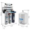 NU Aqua Platinum Series 6 Stage UV Ultraviolet 100GPD RO System with Booster Pump