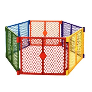 RUICHI Superyard Colorplay 6 Panel Freestanding Gate RUICHI
