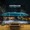 Double Sided Patio Umbrellas - 15ft Solar Lights LED Lighted Outdoor Extra Large Market Table Umbrella with Base Included, Oversized Umbrella for Deck, Pool, Backyard (Beige)