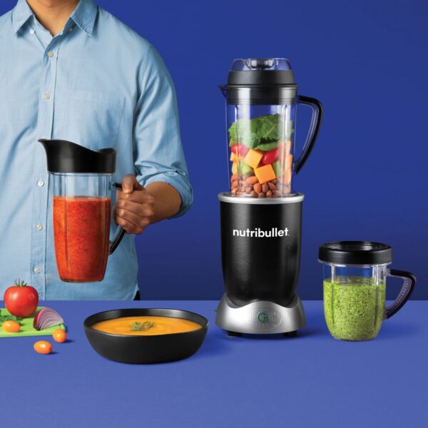 Magic Bullet Nutribullet RX Blender Smart Technology with Auto Start and Stop - 10 Piece Set