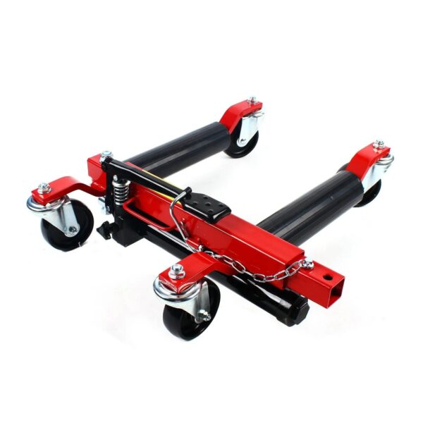 a5c7fe76a85245e69b7019a1ff105c94 1500lb HYDRAULIC Positioning Car Wheel Dolly Jack Lift Auto Vehicle Moving Hoist
