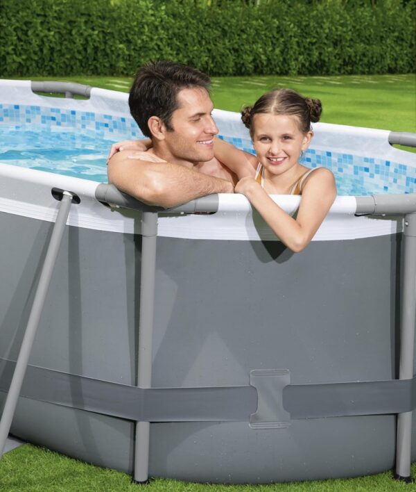 a5c920fa18f34ca59ec1734b16ba1c0c Bestway Oval Above Ground Pool Set (10' x 6'7" x 33")| Includes Filter Pump & ChemConnect Dispenser