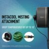 Shark - FlexBreeze Outdoor & Indoor Fan with InstaCool Misting Attachment, Cordless & Corded, Pedestal to Tabletop - Black