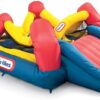 Little Tikes Jump 'n Slide Inflatable Bouncer Includes Heavy Duty Blower With GFCI, Stakes, Repair Patches, And Storage Bag, for Kids Ages 3-8 Years