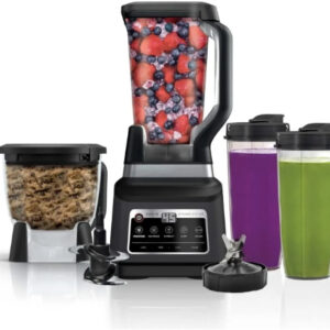 Kitchen Blender System And 8-Cup Food Processor (BN805A) | Blend Single-Serve Smoothies, Frozen Drinks And Large Batches, IS267468