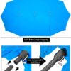 15ft Patio Umbrella with Solar Lights, Large Double Umbrella Outdoor, Rectangle 180''x106'' Umbrellas with 156 PCS LED Lights and Crank Handle for Backyard Deck Pool Shade in Black(1.9" Pole)