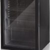 80L Glass Fronted Under Counter Fridge, Wine Beer and Beverage Cooler