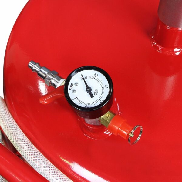 66076 Oil Drain pan Portable 20 Gallon Waste Air Operated Drainer