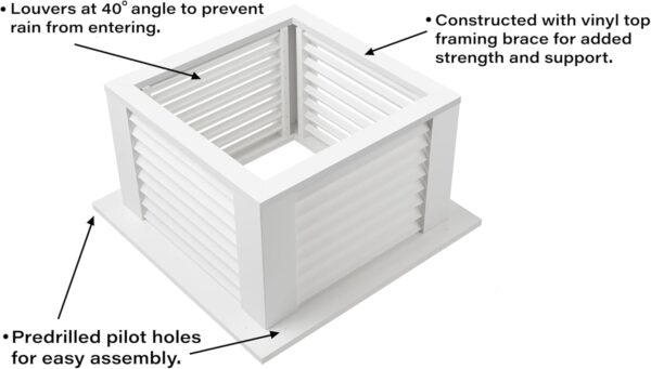 a74733af717c4e5b8dd034ab5e15a1d7 Good Directions 2126CV Coventry Vinyl Cupola, 26" square x 35" high, White