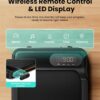Walking Pad, Under Desk Treadmill with Incline for Home Office 2.5HP Portable Walking Treadmill with 280 Lbs Weight Capacity Walking Machine, Remote Control, LED Display