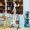 Blulu 4 Pcs Standing Grid Panel Tower with S Hook