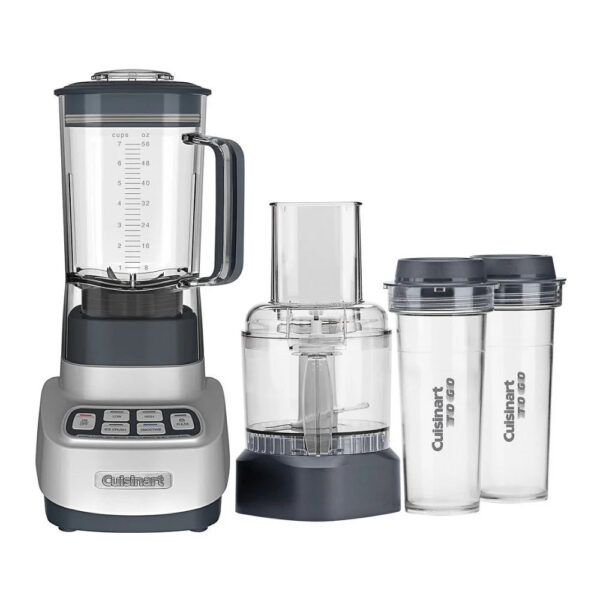Cuisinart Velocity Ultra Trio 1HP Blender/Food Processor with Fizz Cocktail Glasses