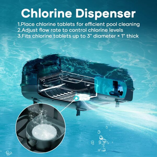 a876e4a0e55d43749559f418286ec7f8 AIPER Surfer S2 Solar Pool Skimmer with APP Support, 24/7 Cleaning, Dual Charging Modes, Smart Obstacle Avoidance, Ideal for All Swimming Pool Types