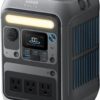 Solar Generator SOLIX C300 with 60W Solar Panel, 288Wh Portable Power Station, 300W (600W Surge), LiFePO4 Battery, 140W Two-Way Fast Charging, for Outdoor Camping, Traveling, and Emergencies