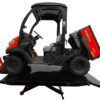 1500LB Air-Operated Motorcycle & ATV Lift Table – 48" Wide with Side Extensions, 2-Year Warranty