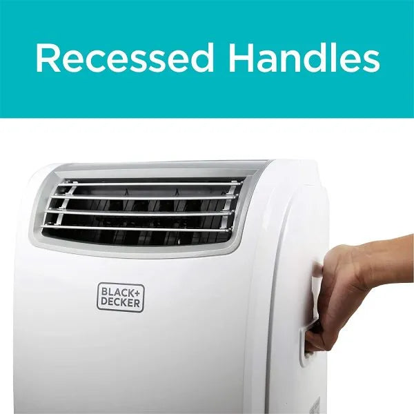 a8f957ba981d44b991186c7c4e11bfd2 14,000 BTU Portable Air Conditioner with Heat and Remote Control, White