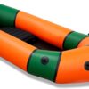 Lightweight Packrafts, TPU Inflatable Kayak for Flat Water Rafting Camping Trip/Fishing/Water Adventures 1 Person/2 Person Packraft, 330lb/660lb Weight Capacity