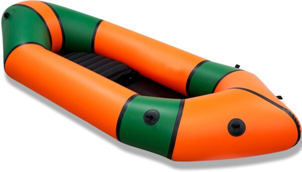 a936560c77a3429ebf6229d6d935b9f6 Lightweight Packrafts, TPU Inflatable Kayak for Flat Water Rafting Camping Trip/Fishing/Water Adventures 1 Person/2 Person Packraft, 330lb/660lb Weight Capacity
