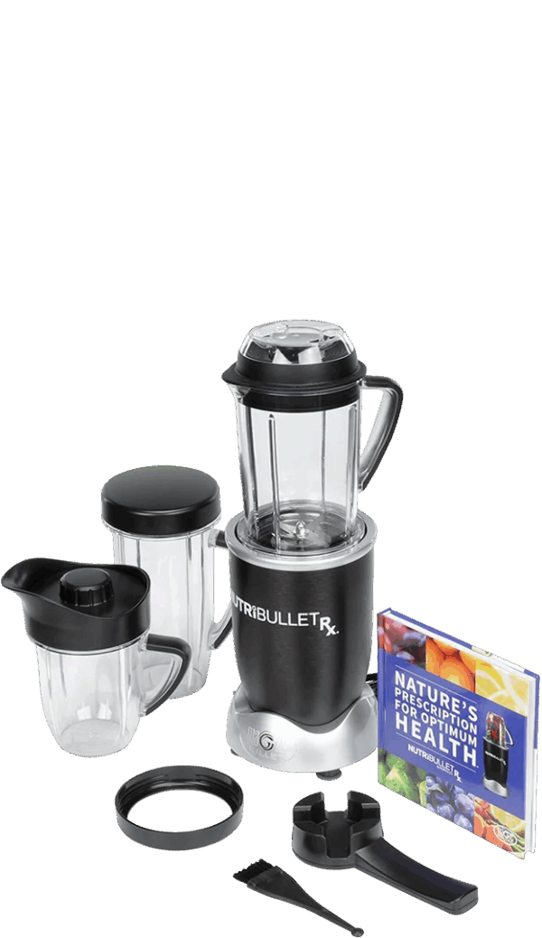 Magic Bullet Nutribullet RX Blender Smart Technology with Auto Start and Stop - 10 Piece Set
