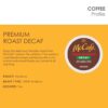 McCafe Decaf Medium Roast K-Cup Coffee Pods, 84 Count, 100% Arabica, Recyclable, Kosher