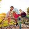 Lifetime Children's Outdoor 5 ft. H x 10 ft. W Dome Climber, Green and Brown (90136)