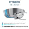 All-Clad D3 Stainless 3-ply Bonded Cookware Set, 10 piece Set