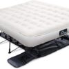 EZ-Bed (King) Air Mattress with Frame & Rolling Case, Self Inflatable, Blow Up Bed Auto Shut-Off, Comfortable Surface AirBed, Best for Guest, Travel, Vacation, Camping