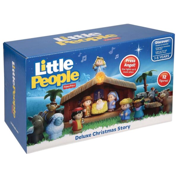 Little People Deluxe Christmas Story, Nativity Playset, Toddler Toys