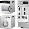 Tray Food Dehydrator, Steel Fruit Dry Machine with 30 90∼C Adjustable Thermostat, 24hr Digital Timer