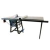 Delta 10 Contractor Table Saw with 52 Rip Capacity and Cast Iron Extension Wings