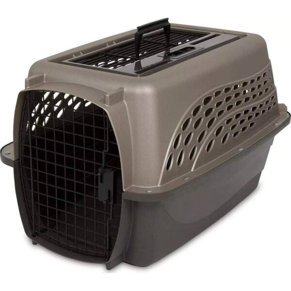 ab24949ccc8c414385943e29391bc163 2-Door Top Load Hard Sided Pet Crate for Small Dogs | SelectBeautyShop