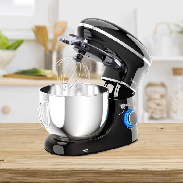 ab268df8bcb2435fb72ec074655f8977 6.3Qt Electric Tilt-Head Food Stand Mixer 6 Speed 660W - 6.3 Quart Black
