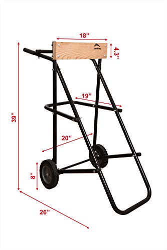 ab93e8fad87b42b29e3a4a1fe93b2b8c LEADALLWAY Boat Motor Stand, Heavy Duty Pro Outboard Engine Carrier Cart Dolly