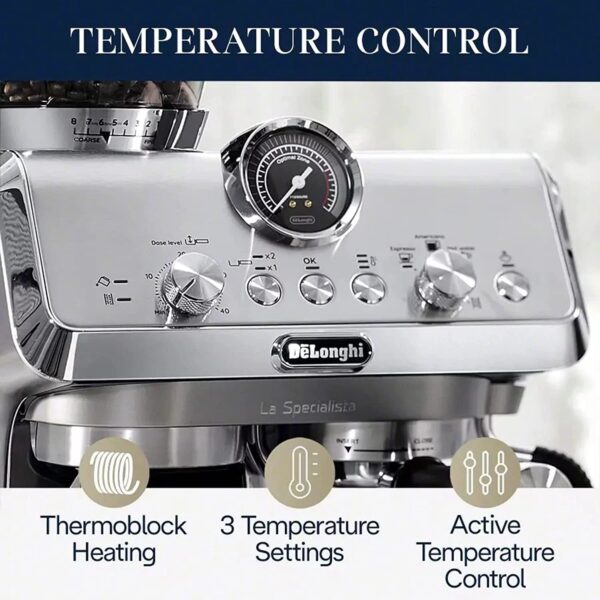 De'Longhi EC9155M La Specialista Arte Pump Espresso Machine, Metal