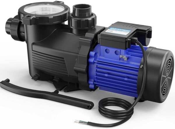 abba05455721409a8a08689b43134afe AQUASTRONG In/Above Ground Pool Pump, High Flow (with Timer, 2HP, 8917 GPH, 220V)