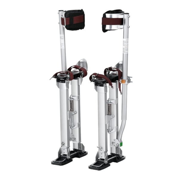 abe6f2845cec4d5ab1ce4a5d993807ca VEVOR Drywall Stilts, 18''-30'' Adjustable Aluminum Tool Stilts with Protective Knee Pads