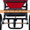 Buyers Products 3039632R Grounds Keeper Commercial Walk Behind Push Spreader, 100lb Capacity, For Salt, Ice & Snow Melt, Included Grate & Cover With Enclosed Gearbox for Protection