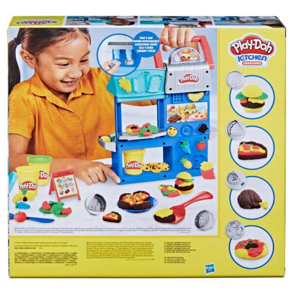 ad0c611599164b81b37a6db4a4684a7d Play-Doh Kitchen Creations Busy Chef's Restaurant Set for Boys and Girls - 5 Color (5 Piece)