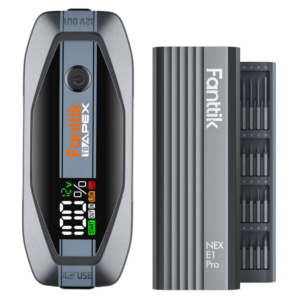 E1 PRO Precision Electric Screwdriver and T8 APEX Jump Starter Standard Package